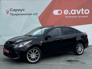 2017 Kia Rio IV, чёрный, 1290000 рублей, вид 1