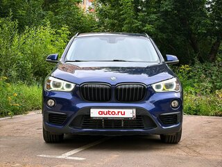 2018 BMW X1 18d xDrive II (F48), синий, 2320000 рублей, вид 2