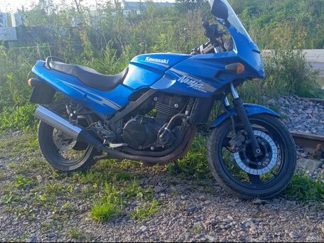 2009 Kawasaki GPZ 500, синий, 199000 рублей, вид 1