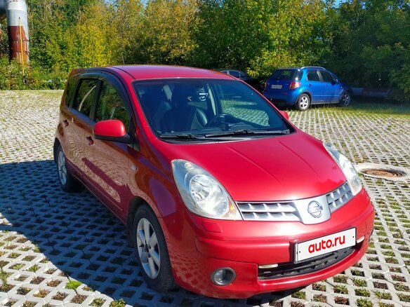 2008 Nissan Note I Рестайлинг, пурпурный, 495000 рублей - вид 3