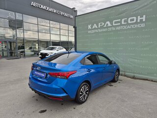 2020 Hyundai Solaris II Рестайлинг, синий, 1339000 рублей, вид 2