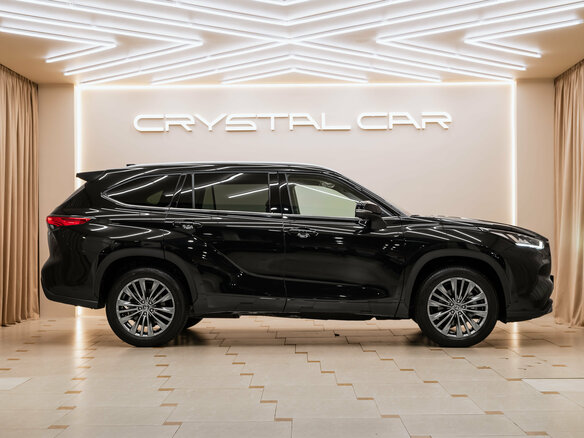 2026 Toyota Highlander IV (XU70), чёрный - вид 6