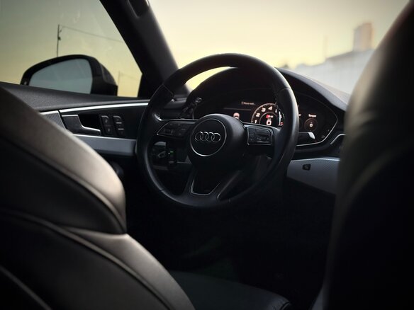 2018 Audi A5 II (F5), синий - вид 9