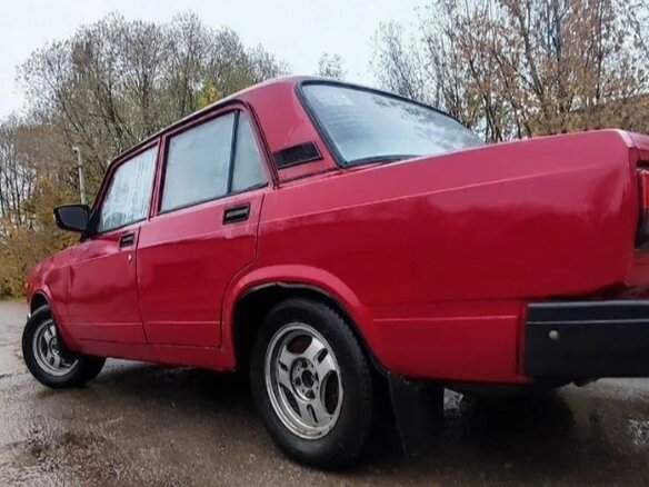 2007 Lada (ВАЗ) 2107, пурпурный, 170000 рублей - вид 4
