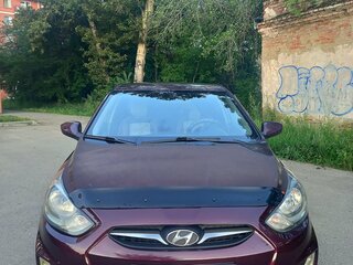 2012 Hyundai Solaris I, фиолетовый, 670000 рублей, вид 2
