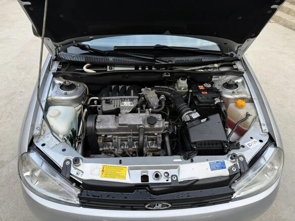 2012 Lada (ВАЗ) Kalina I, серебристый, 380000 рублей - вид 8
