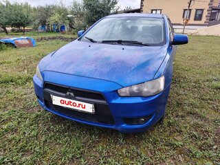 2008 Mitsubishi Lancer X, синий, 380000 рублей, вид 2