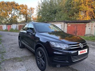 2013 Volkswagen Touareg II, чёрный, 2100000 рублей, вид 3