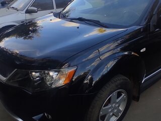 2008 Mitsubishi Outlander II, чёрный, 890000 рублей, вид 1