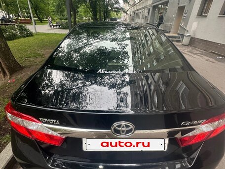 2012 Toyota Camry VII (XV50), чёрный, 1250000 рублей, вид 3