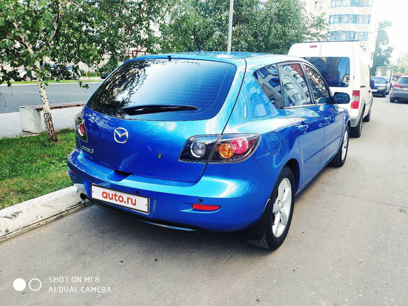 2006 Mazda 3 I (BK), голубой - вид 6