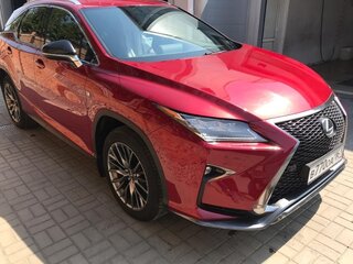 2017 Lexus RX 200t IV, красный, 3450000 рублей, вид 4