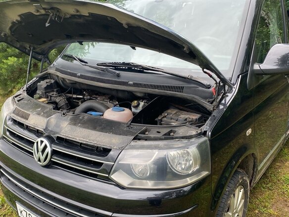 2012 Volkswagen Multivan T5 Рестайлинг, чёрный, 2100000 рублей - вид 14
