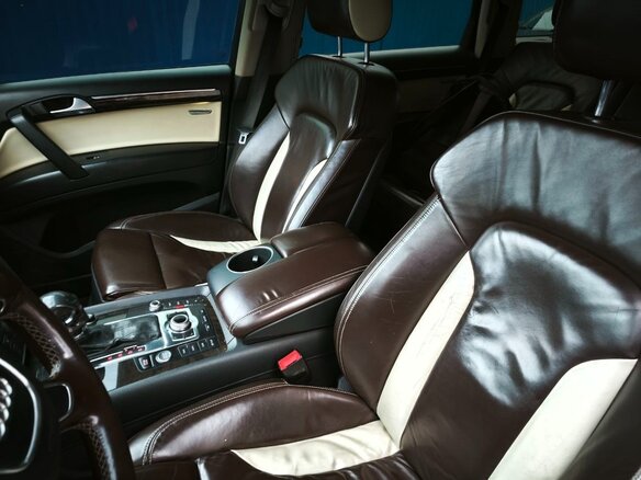 2012 Audi Q7 8-speed I (4L) Рестайлинг, чёрный, 2500000 рублей - вид 12