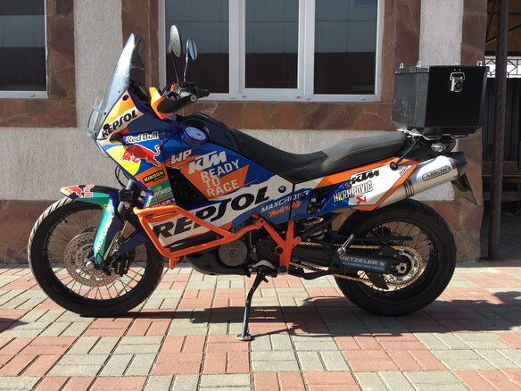 2012 KTM 990 Adventure, синий - вид 8
