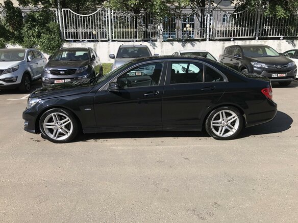 2012 Mercedes-Benz C-Класс 180 BlueEFFICIENCY III (W204) Рестайлинг, чёрный - вид 7
