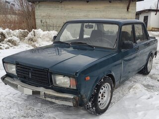 2004 Lada (ВАЗ) 2107, синий, 100000 рублей, вид 4