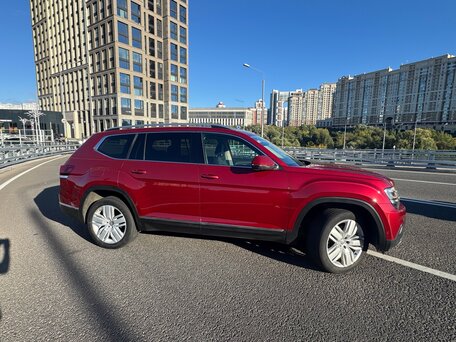 2018 Volkswagen Teramont I, красный, 2950000 рублей, вид 4