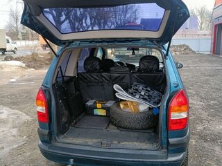 2001 Opel Zafira A, синий, 210000 рублей, вид 3