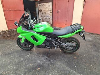 2008 Kawasaki ER-6F (Ninja 650R), зелёный, 340000 рублей, вид 1