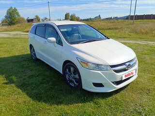 2009 Honda Stream II Рестайлинг, белый, 1150000 рублей, вид 3