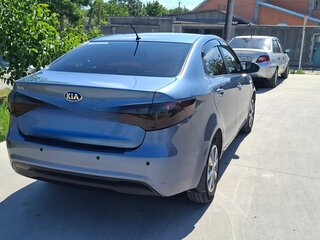 2013 Kia Rio 4-speed III, голубой, 930000 рублей, вид 4
