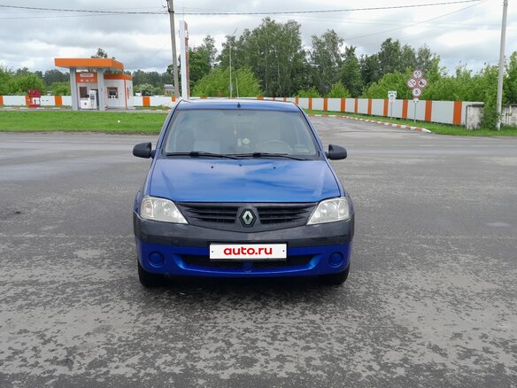 2009 Renault Logan I, синий, 360000 рублей - вид 14