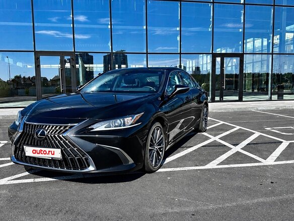 2023 Lexus ES 350 VII Рестайлинг, чёрный