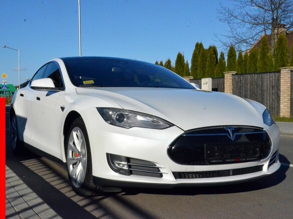 2015 Tesla Model S P85D I, белый