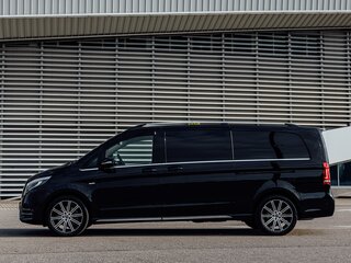 2022 Mercedes-Benz V-Класс Extra Long 260 экстра длинный III (W447) Рестайлинг, чёрный, 7500000 рублей, вид 3