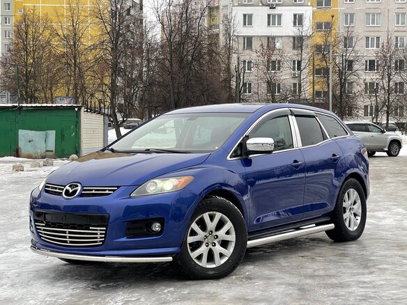 2007 Mazda CX-7 I, синий, 685000 рублей