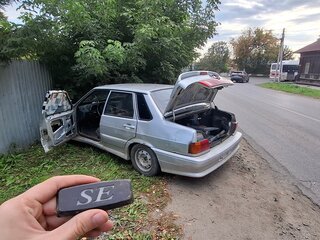 2005 Lada (ВАЗ) 2115, серебристый, 38000 рублей, вид 2