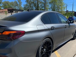 2020 BMW 5 серии 520d VII (G30/G31/G38), синий, 4100000 рублей, вид 4