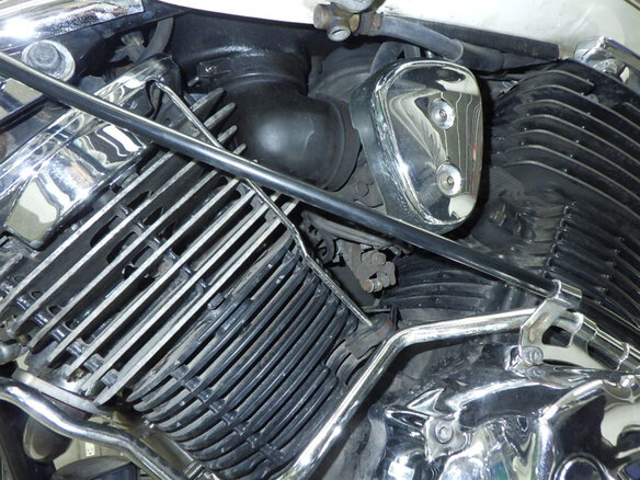 2001 Yamaha XVS1100, белый, 535000 рублей - вид 11