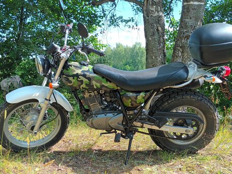2002 Suzuki RV 200 VanVan, зелёный, 210000 рублей, вид 1