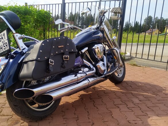 2005 Kawasaki VN2000 Vulcan, синий, 700000 рублей - вид 14