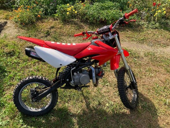 2014 Kayo Evolution YX140EM, красный, 76000 рублей - вид 2
