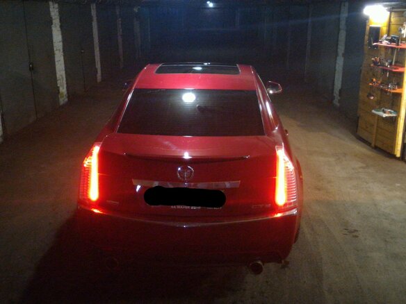 2009 Cadillac CTS II, пурпурный - вид 3