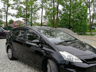 2012 Toyota Prius Alpha I (ZVW40/41), чёрный, 1250000 рублей, вид 1