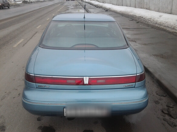 1993 Lincoln Mark VIII I, голубой - вид 7