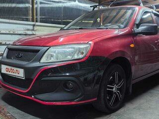2013 Lada (ВАЗ) Granta I, пурпурный, 480000 рублей, вид 4
