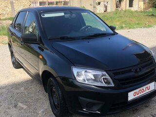 2016 Lada (ВАЗ) Granta I, чёрный, 525000 рублей, вид 2