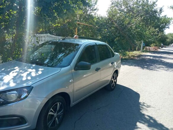2019 Lada (ВАЗ) Granta I Рестайлинг, серый, 850000 рублей - вид 3
