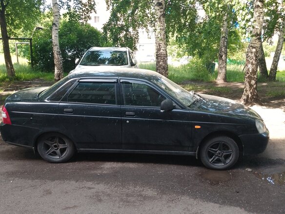 2009 Lada (ВАЗ) Priora I, чёрный, 260000 рублей - вид 3