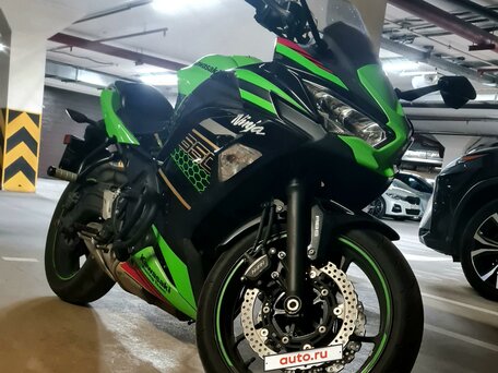 2020 Kawasaki Ninja 650, зелёный, 845000 рублей, вид 4
