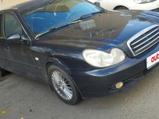 2007 Hyundai Sonata ТагАЗ IV (EF) Рестайлинг, чёрный, 350000 рублей, вид 3