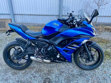 2017 Kawasaki Ninja 650, синий, 677000 рублей, вид 1