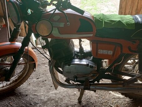 1985 CZ 350, оранжевый, 400000 рублей, вид 4