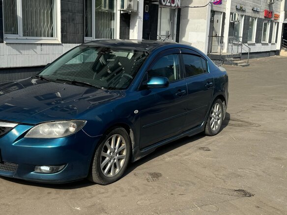 2006 Mazda 3 I (BK) Рестайлинг, синий, 415000 рублей - вид 2