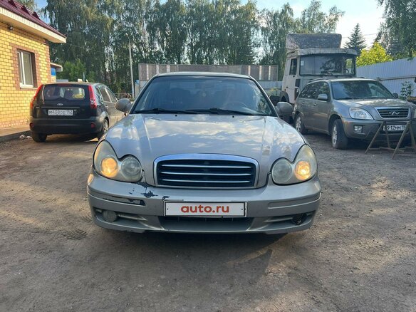 2007 Hyundai Sonata ТагАЗ IV (EF) Рестайлинг, бежевый, 330000 рублей - вид 2
